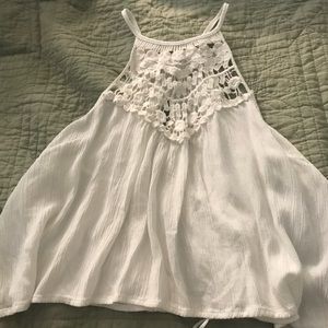 LA Hearts Flowy Lace Top